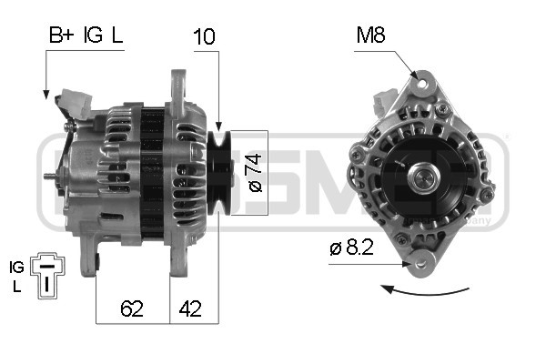 Generator 14V 45A