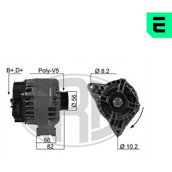 Generator 14V 70A Era oem Oem 210143 ERA OEM