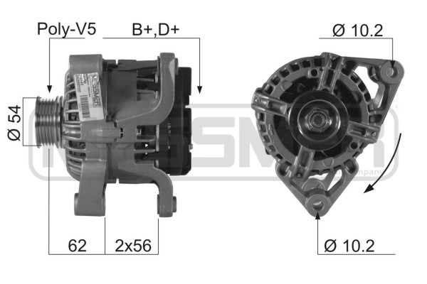 Generator 14V 70A
