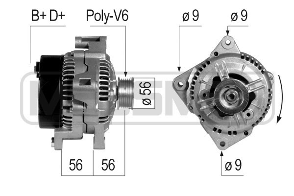 Generator 14V 100A