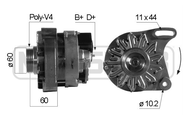 Generator 14V 65A