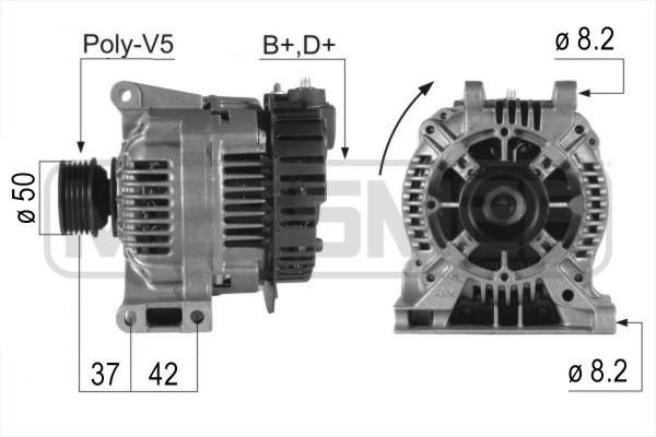 Generator 14V 90A