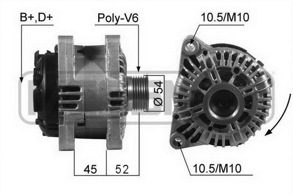Generator 14V 150A