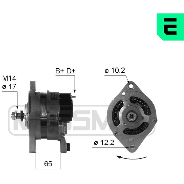 Generator 14V 65A Era oem Oem 210248 ERA OEM