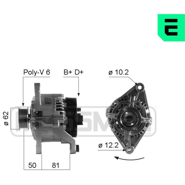Generator 14V 65A Era oem Oem 210251 ERA OEM