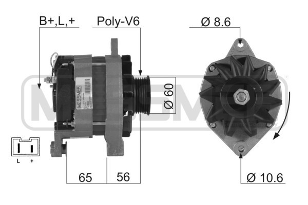 Generator 14V 70A