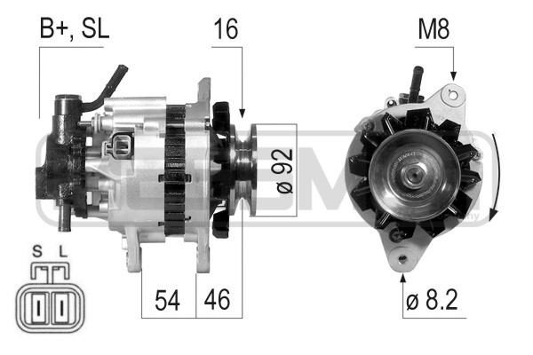 Generator 14V 50A