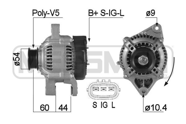 Generator 14V 70A