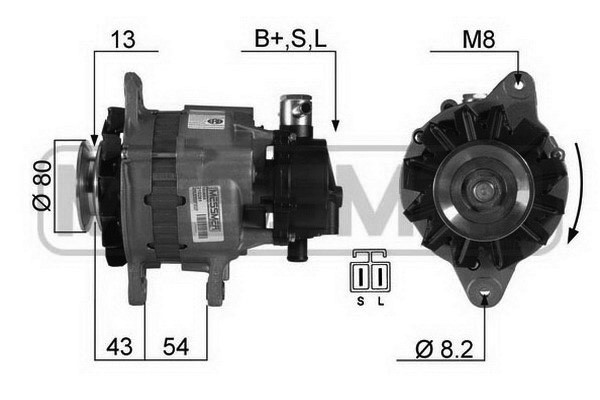 Generator 14V 65A