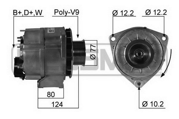 Generator 28V 100A