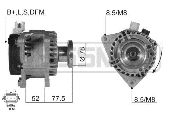 Generator 14V 105A Generator 14V 105A
