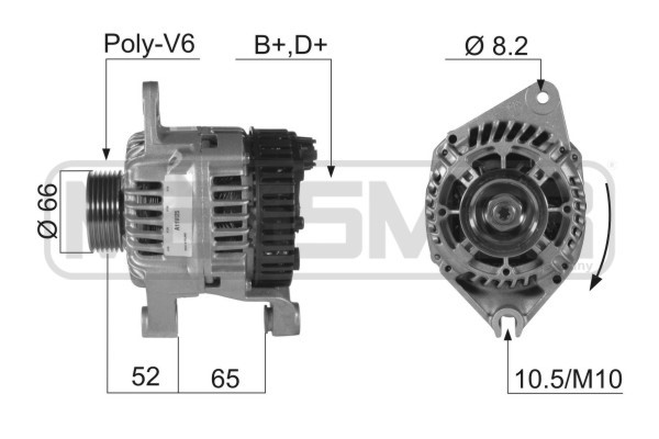 Generator 14V 70A