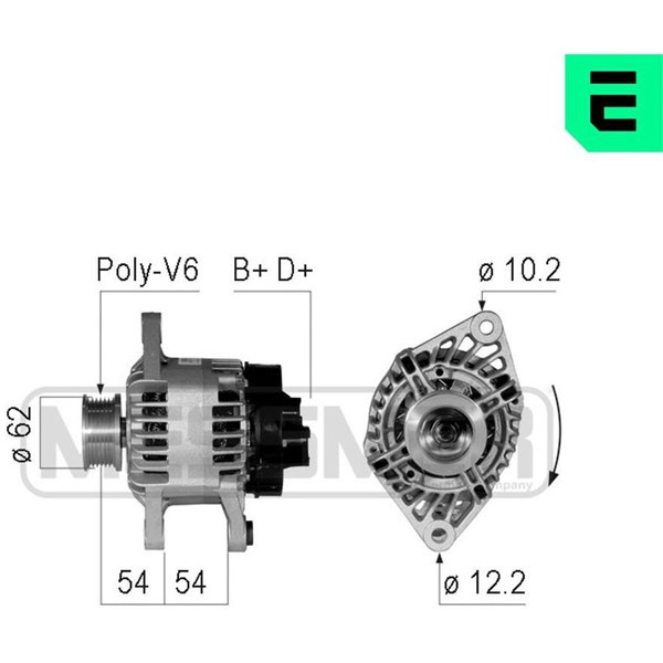 Generator 14V 85A Era oem Oem 210344 ERA OEM