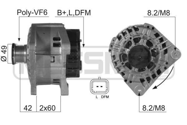 Generator 14V 125A