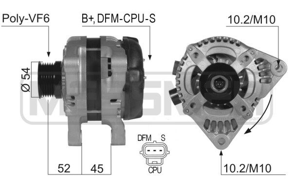 Generator 14V 150A