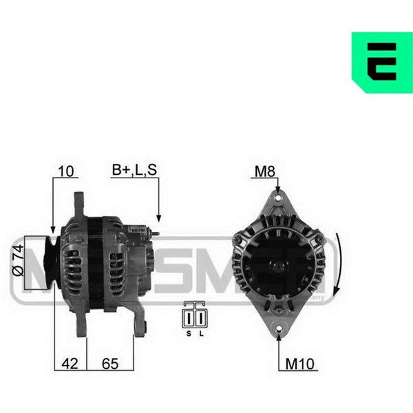 Generator 14V 50A Era oem Oem 210378 ERA OEM