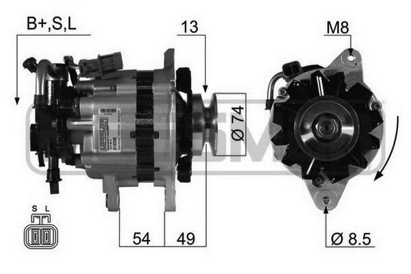 Generator 14V 65A