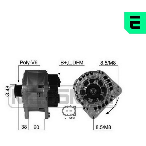 Generator 14V 120A Era oem Oem 210410 ERA OEM