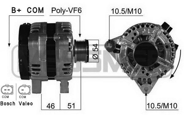 Generator 14V 150A