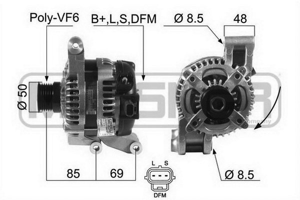 Generator 14V 150A