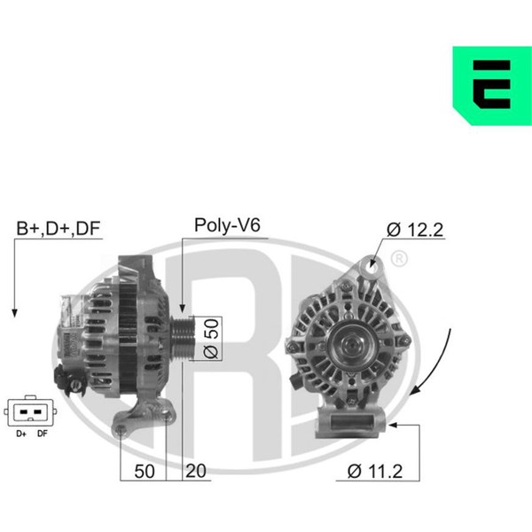 Generator 14V 70A Era oem Oem 210448 ERA OEM