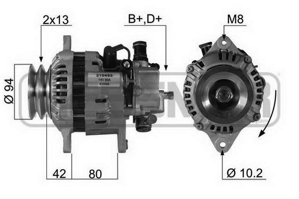 Generator 14V 90A Generator 14V 90A