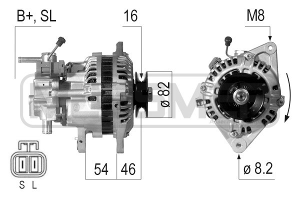 Generator 14V 90A