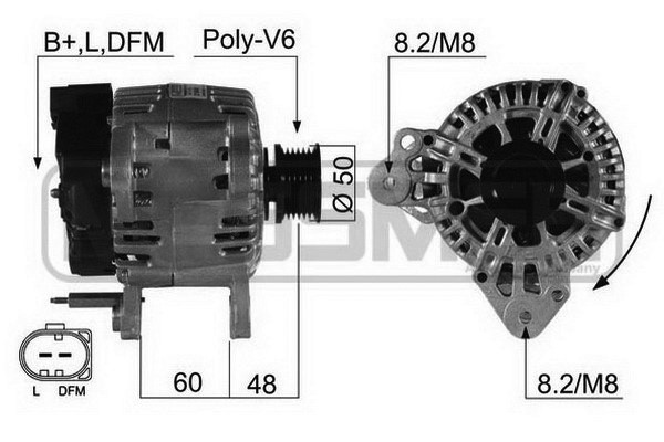 Generator 14V 110A