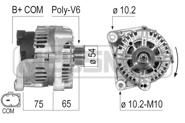 Generator 14V 150A