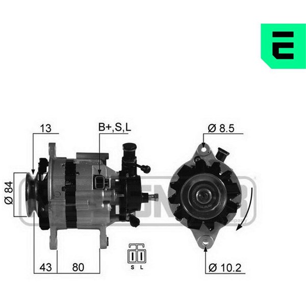 Generator 14V 70A Era oem Oem 210537 ERA OEM