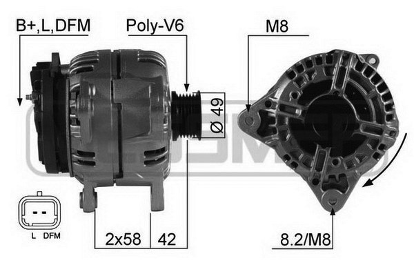 Generator 14V 150A