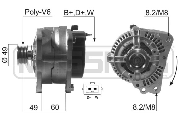 Generator 14V 85A