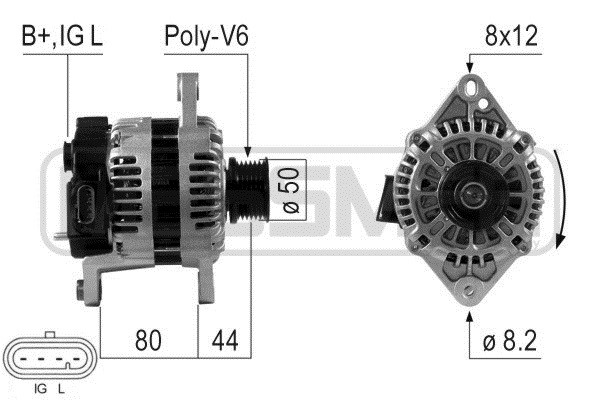 Generator 14V 85A