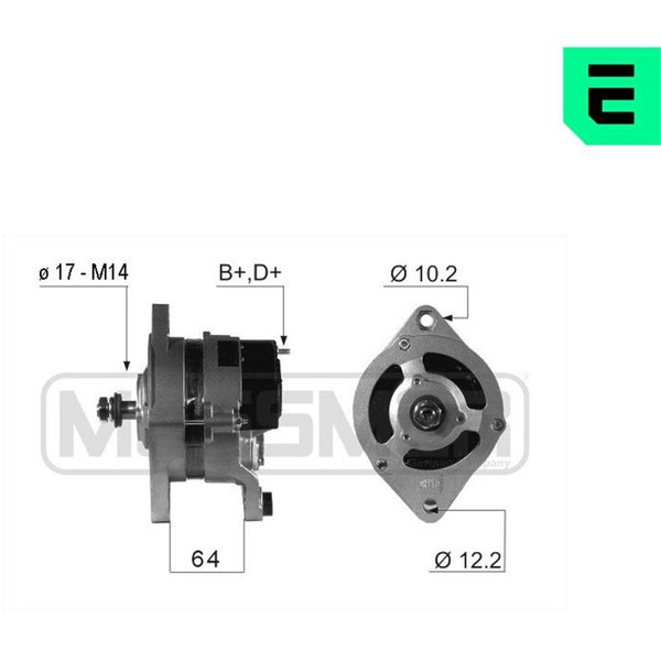 Generator 28V 30A Era oem Oem 210662 ERA OEM