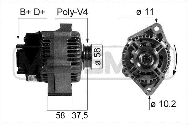 Generator 14V 65A