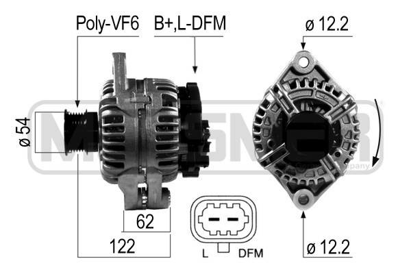 Generator 14V 140A