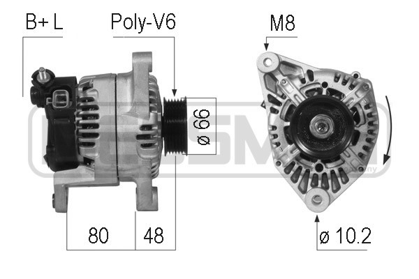 Generator 14V 90A