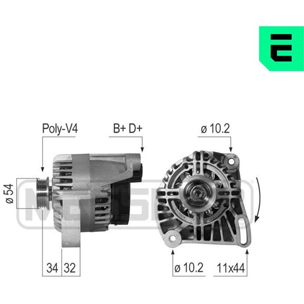 Generator 14V 70A Era oem Oem 210715 ERA OEM