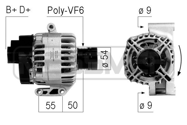 Generator 14V 105A