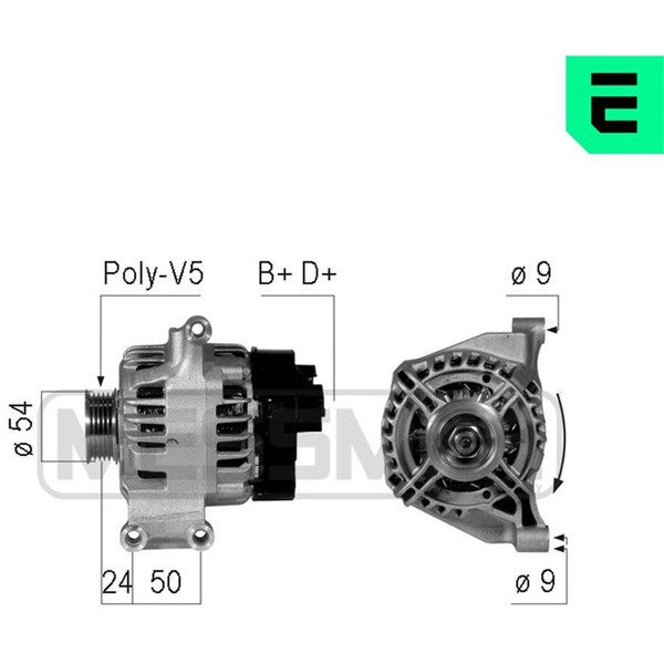 Generator 14V 90A Era oem Oem 210755 ERA OEM
