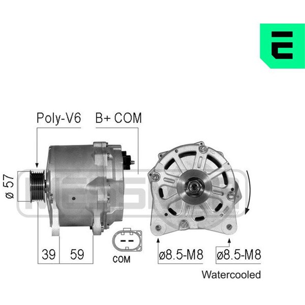 Generator 14V 190A Era oem Oem 210782 ERA OEM