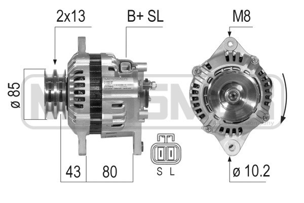 Generator 14V 60A