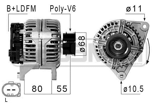 Generator 14V 120A