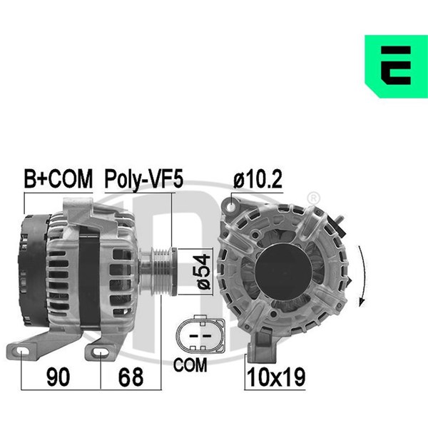 Generator 14V 150A Era oem Oem 210852 ERA OEM