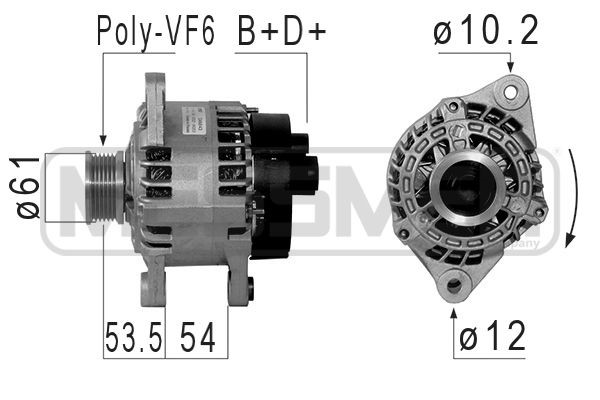 Generator 14V 140A
