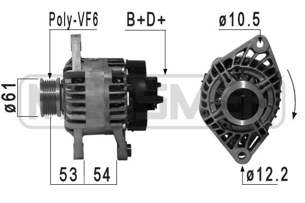 Generator 14V 85A