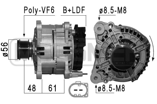 Generator 14V 140A