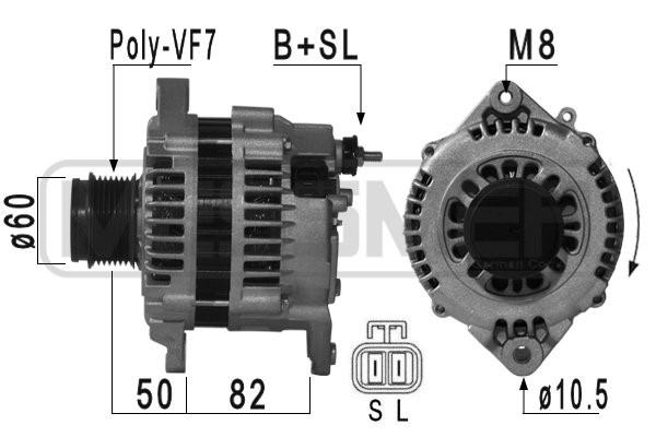 Generator 14V 135A