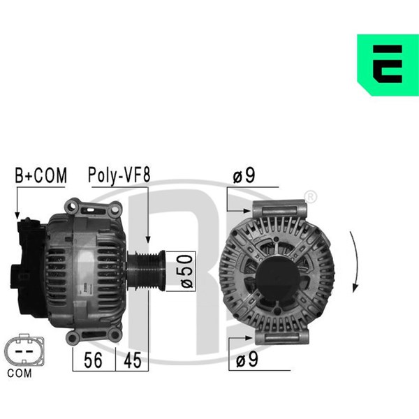 Generator 14V 180A Era oem Oem 210899 ERA OEM