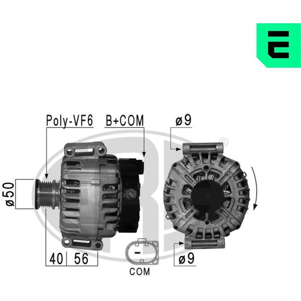 Generator 14V 220A Era oem Oem 210900 ERA OEM